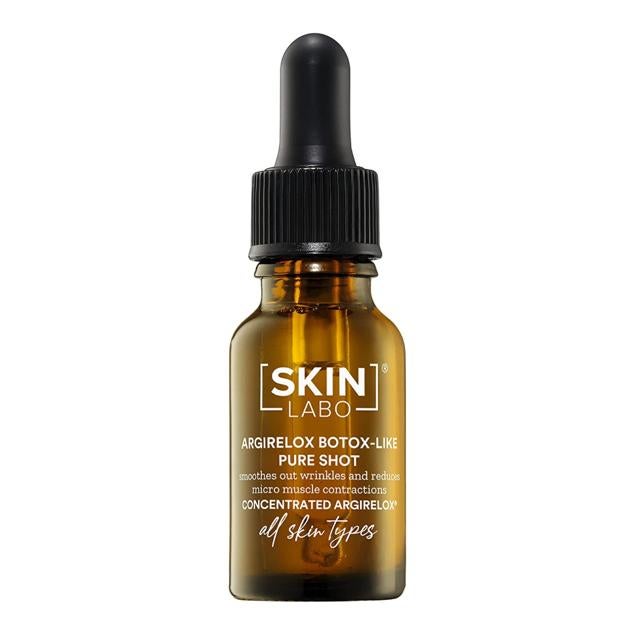 Ayuda a reducir la microcontracción muscular y las arrugas más profundas del rostro, con una acción lifting natural, de alisado y de relleno. Contiene argirelox, un activo formulado con dos péptidos (acetil hexapéptido-8, pentapéptido-18). Una alternativa natural y no invasiva a las inyecciones de toxina botulínica.  Precio: 19,90 euros en Amazon .