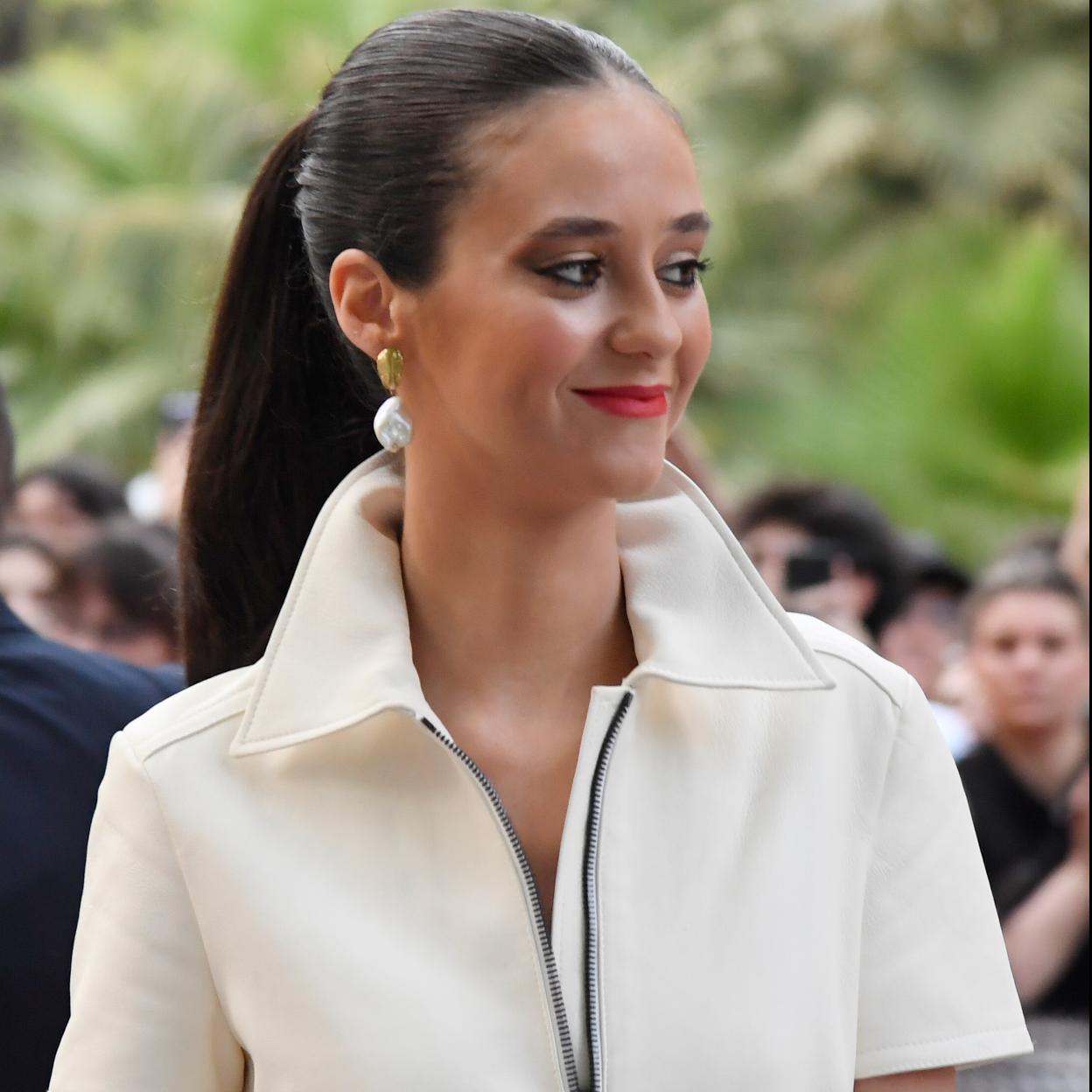 Victoria Federica a su llegada al desfile de Dior.