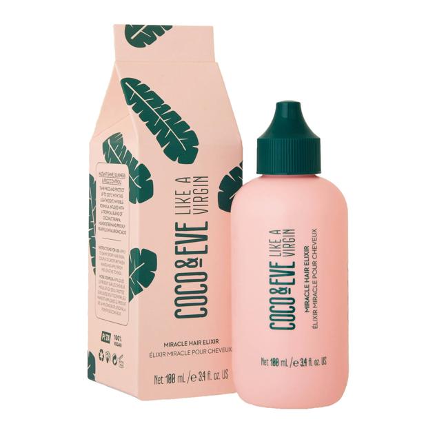 El  Like A Virgin Miracle Hair Elixir de Coco & Eve  acaba con el encrespamiento