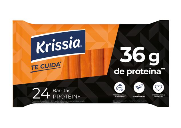 El grupo Angulas Aguinaga, atento a la demanda de productos altos en proteínas, ha lanzado una nueva línea de uno de sus productos más conocidos, las barritas Krissia. Confeccionadas con un 23% más de proteína de pescado, son 0% grasa y no contienen gluten ni lactosa, por lo que también pueden consumirlas aquellos que tengan intolerancias. El snack ideal para antes y después de hacer deporte o una jornada de playa.