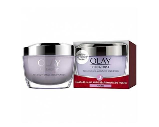 La  mascarilla de noche Olay Regenerist  devuelve elasticidad a la piel.  Cómpralo aquí