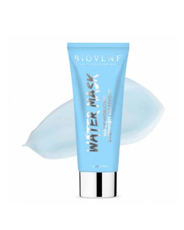 La Water Mask de Biovene ilumina, relaja y purifica la piel estresada y cansada.  Cómpralo aquí