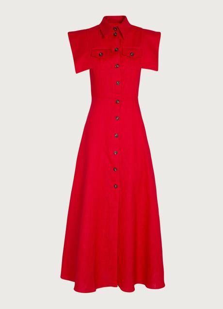 Imagen - Este es el vestido rojo que ha llevado Carmen Lomana.