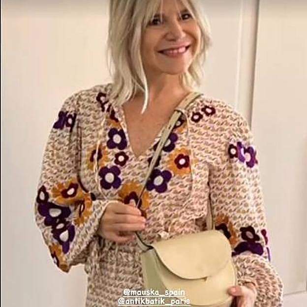 Imagen principal - El bolso de Eugenia Martínez de Irujo y su copia barata