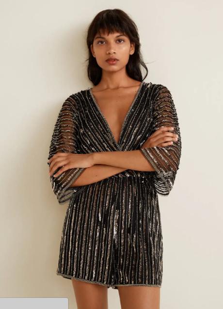 Imagen - Mono de lentejuelas de Mango Outlet.