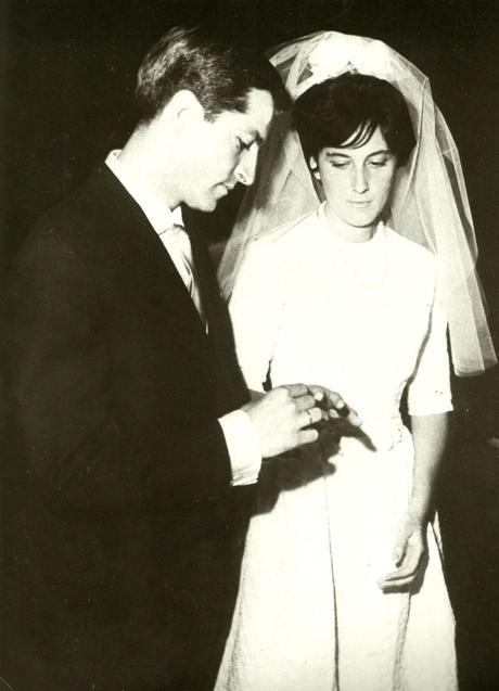 Imagen - Adolfo y Amparo el día de su boda.