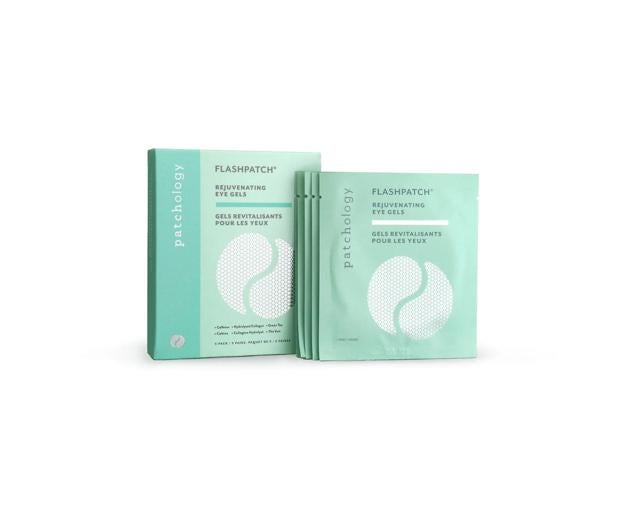 Los FlashPatch de Patchology hidratan la piel y alivian la sensación de pesadez de los ojos.  Cómpralo aquí