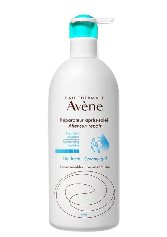 Avène Gel Crema Reparador para Después del Sol es la crema perfecta para pieles sensibles tras una larga exposición al sol. Contiene activos nutritivos, calmantes e hidratantes. Hacen posible la reestructuración de la barrera cutánea. Su fórmula ligera permite penetrar al instante a la piel mediante un tacto agradable. Precio: 15,99 €. 