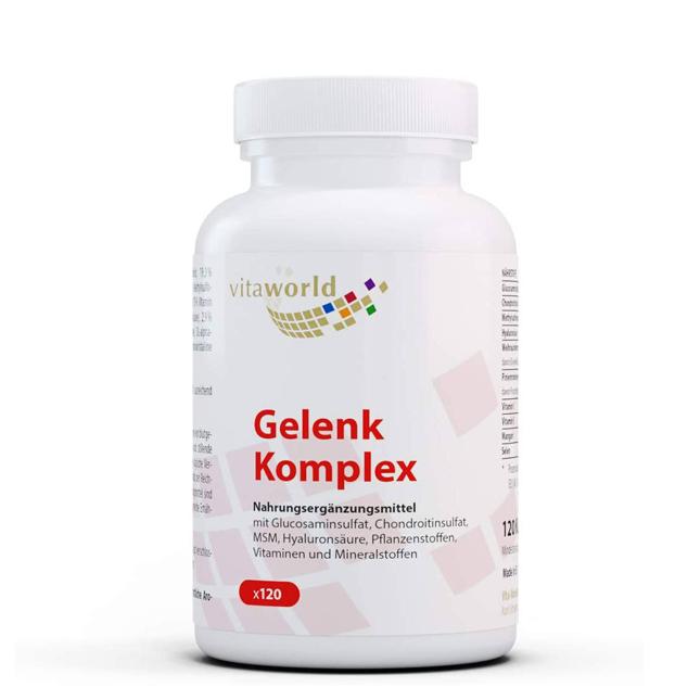 Las de Vita World combinan el ácido hialurónico con sulfato de glucosamina y sulfato de condroitina.  Cómpralo aquí