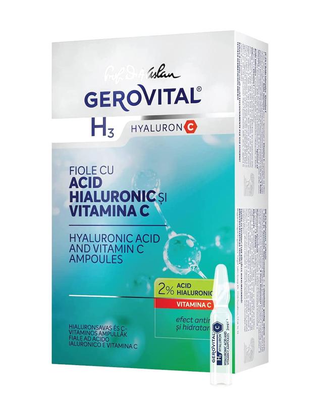 Las H3 Hyaluron C de Gerovital están indicadas para pieles cansadas o que necesitan alisar el aspecto del cutis.  Cómpralo aquí