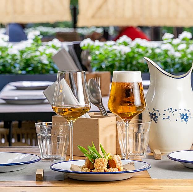 La terraza de Sagrario Tradición, ideal para las noches de verano.