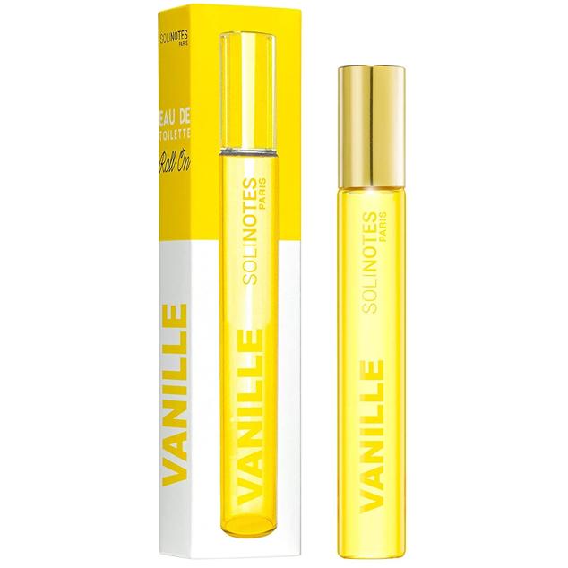 La vainilla, la nota indiscutiblemente más popular de la perfumería moderna, se presenta en este perfume más solar que nunca. Esta va desplegándose como nota dominante con los acentos de un juego de contrastes protagonizado por la flor blanca y el haba tonka. Es de Solinotes. Precio: 14,99 €.