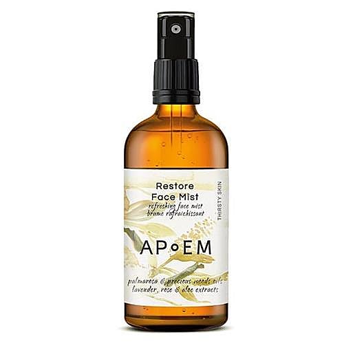 Restore Face Mist es vegana y es elaborada con ingredientes naturales.