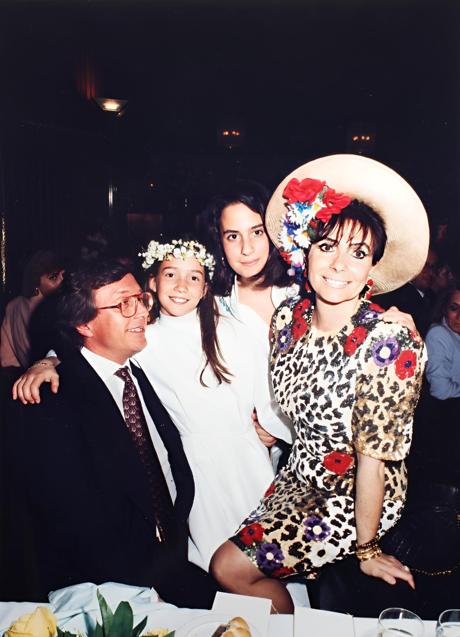 Imagen - La familia reunida para una fiesta. FOTOS: ÁLBUM PERSONAL DE ALLEGRA GUCCI