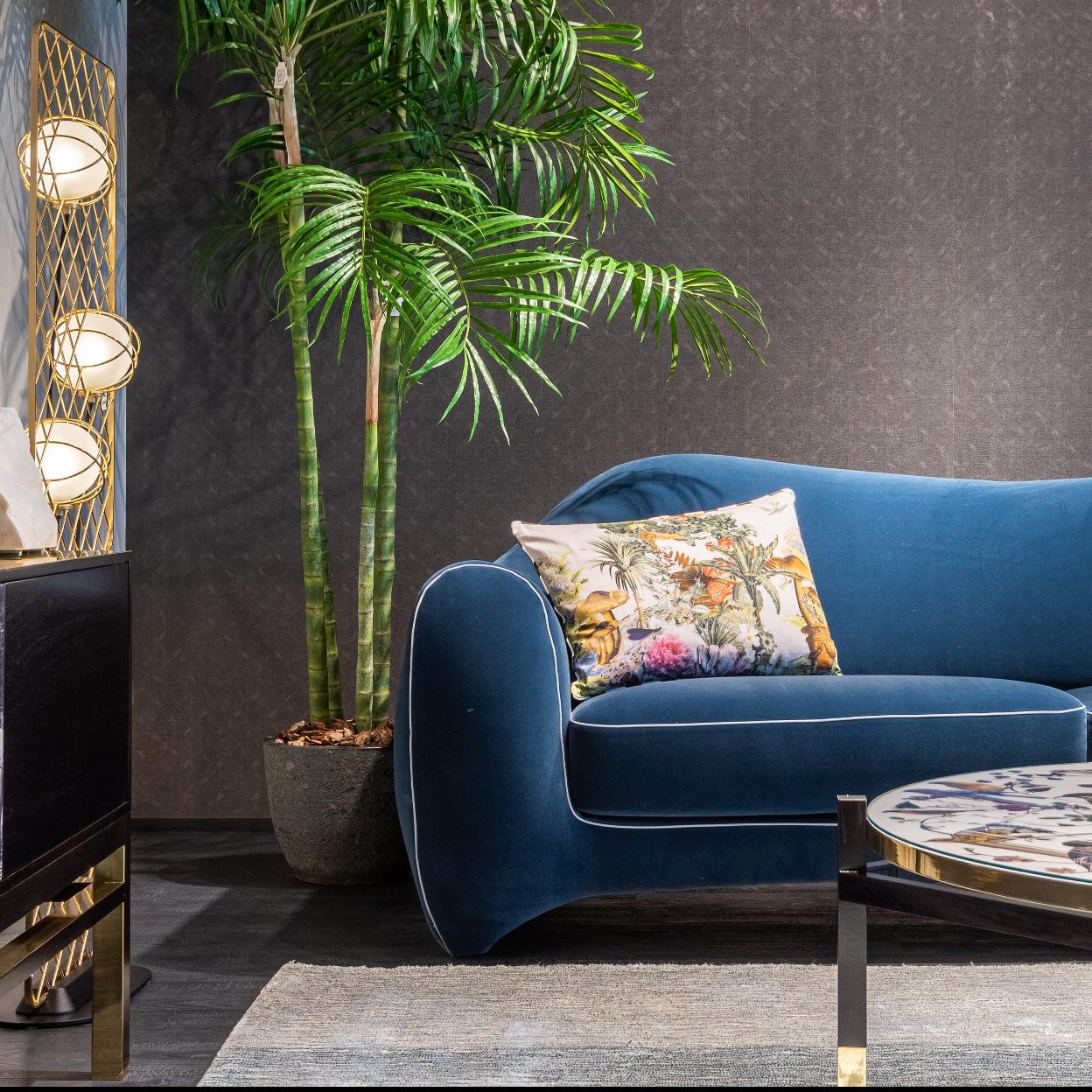 El azul cobalto es el color del otoño que triunfará en la decoración de interiores.