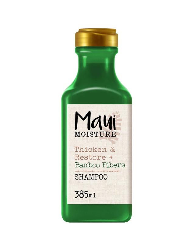 El Champú con Fibras de Bambú de Maui Moisture está elaborado con ingredientes naturales.