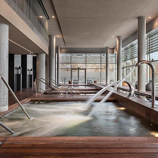 La zona wellnes del establecimeinto del grupo Eurostars en Zamora.