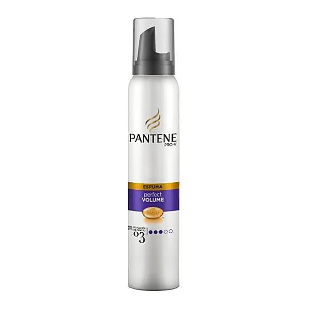Espuma Volumen Perfecto de Pantene.
