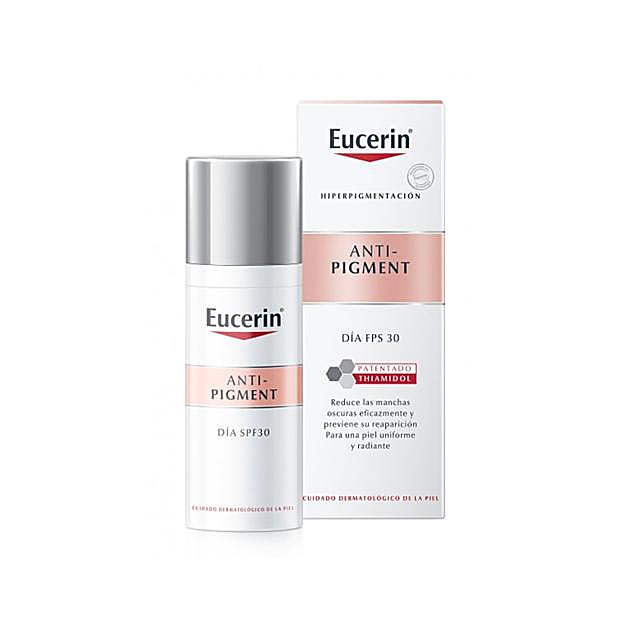 Crema despigmentante de Eucerin.
