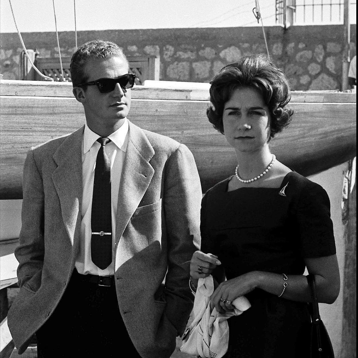 El rey Juan Carlos y la reina Sofía