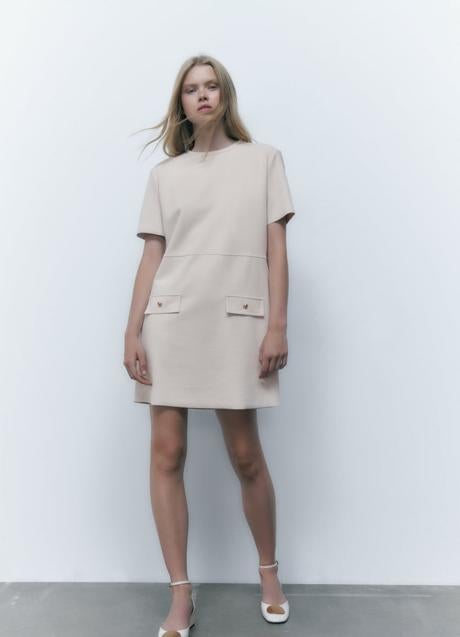 Imagen - Vestido de ante de Zara, 19,95€.