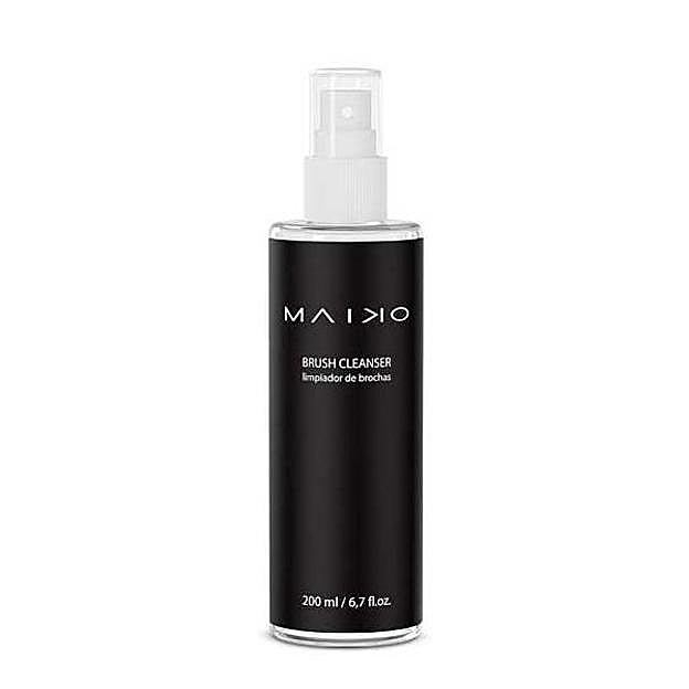Spray limpiador de brochas de Maiko (5,98 euros).
