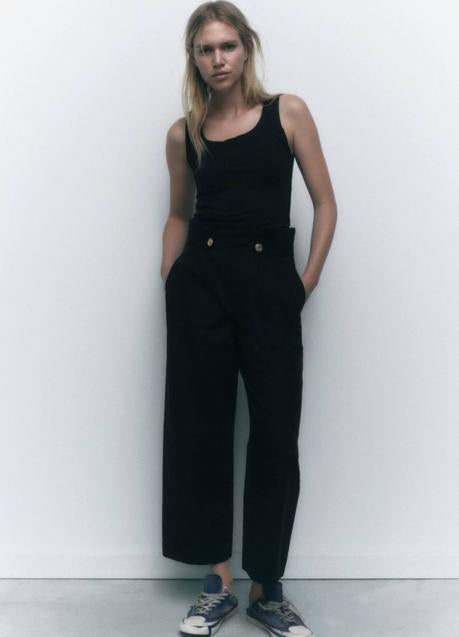 Imagen - Pantalón paperbag elegante de Zara