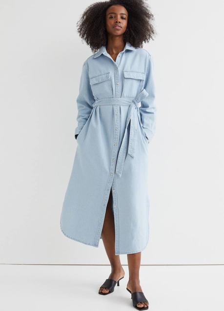 Imagen - Vestido camisero denim de H&M