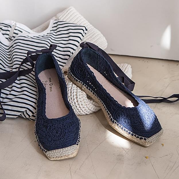 Imagen principal - Otros modelos de bailarinas de crochet.