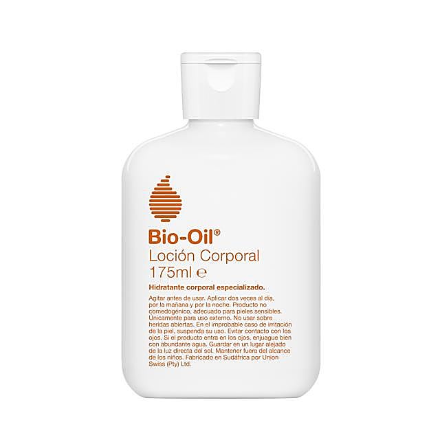 Loción corporal Bio Oil.