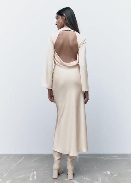 Imagen - El vestido de novia de Zara por detrás.