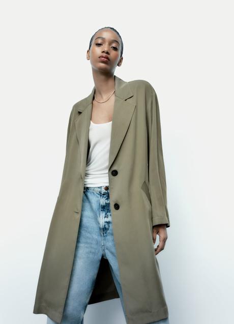 Imagen - Gabardina fluida de Zara, 35,95€.