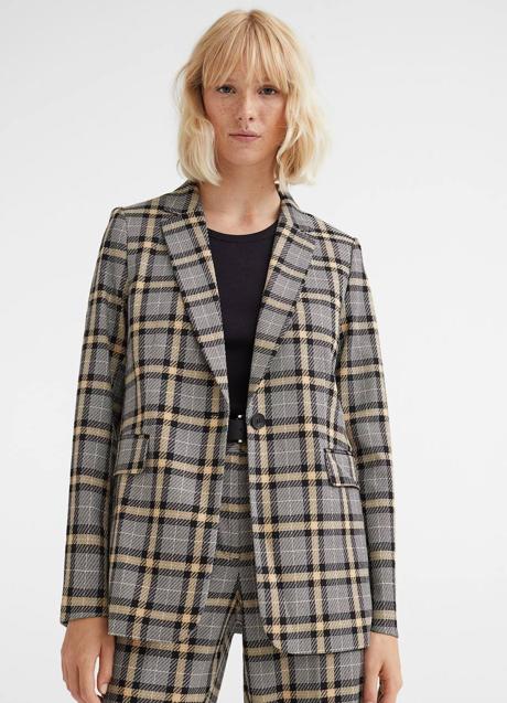 Imagen - Traje con estampado tartán de cuadros