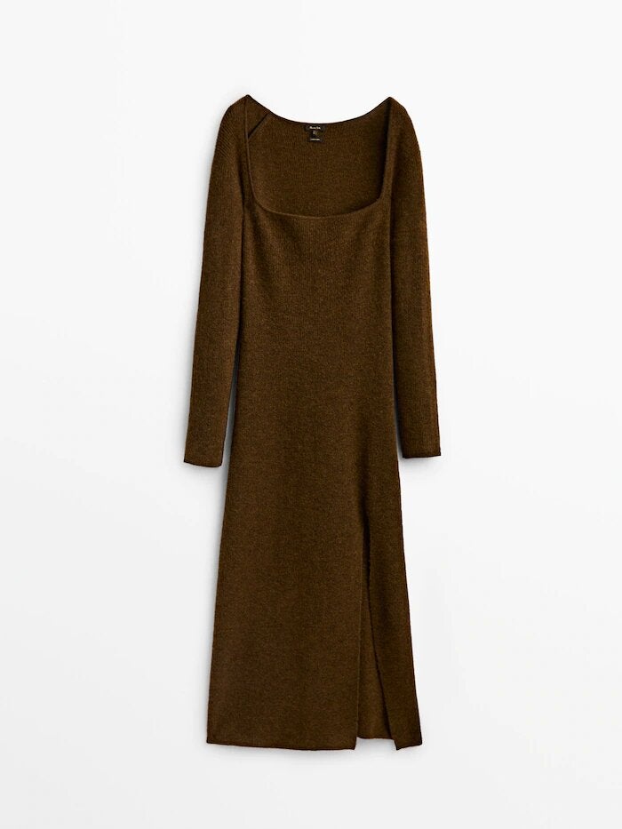 Imagen - Vestido de punto de Massimo Dutti.