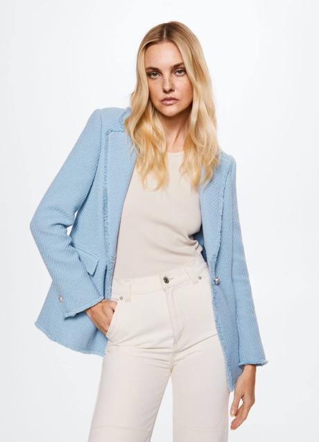 Imagen - Blazers de tweed celeste