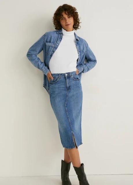 Imagen - Falda vaquera de C&A, 39,99€.