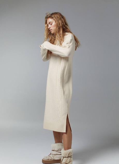 Imagen - Vestido de punto oversize con ochos