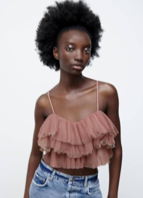 Imagen - Top de volantes combinados