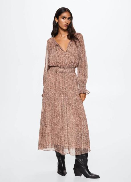 Imagen - Vetido midi con leopard print