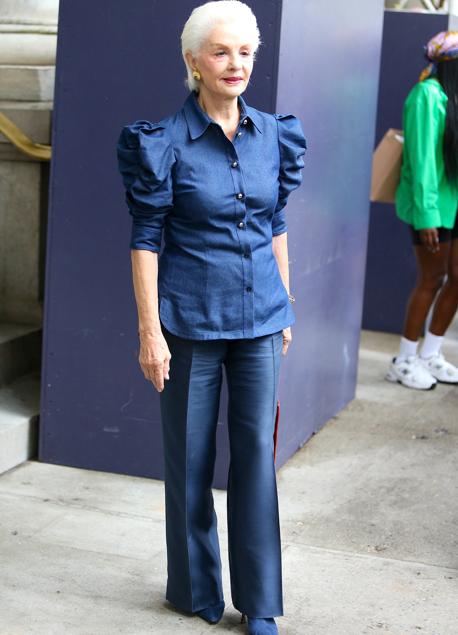 Imagen - Carolina Herrera con un look denim. / GTRES