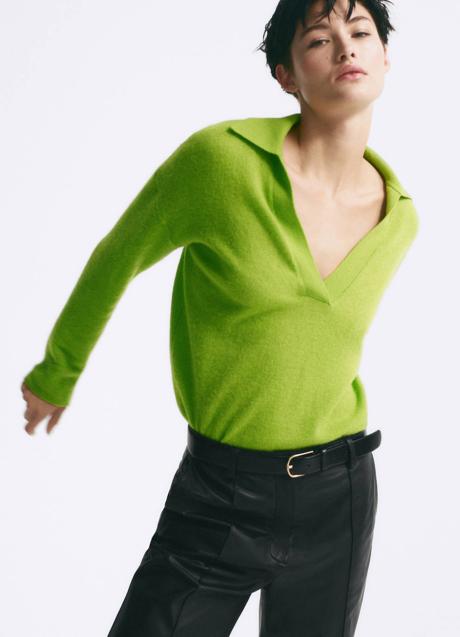 Imagen - Polo de punto con manga larga