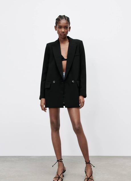 Imagen - Blazer fluida negra