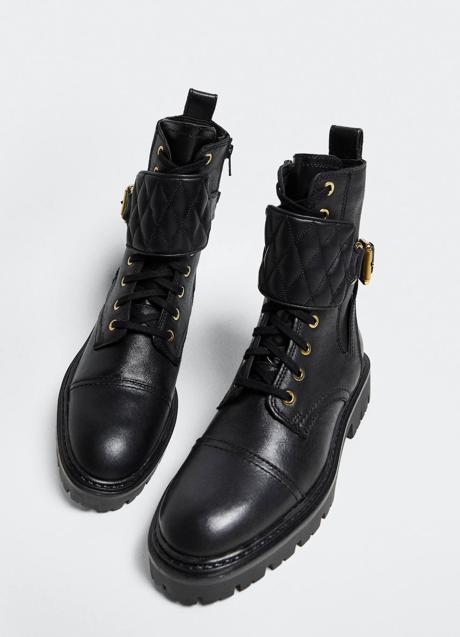 Imagen - Botines combat con pieza acolchada