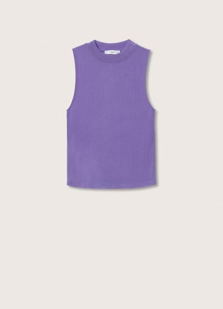 Imagen - Top de punto semitransparente de Mango.