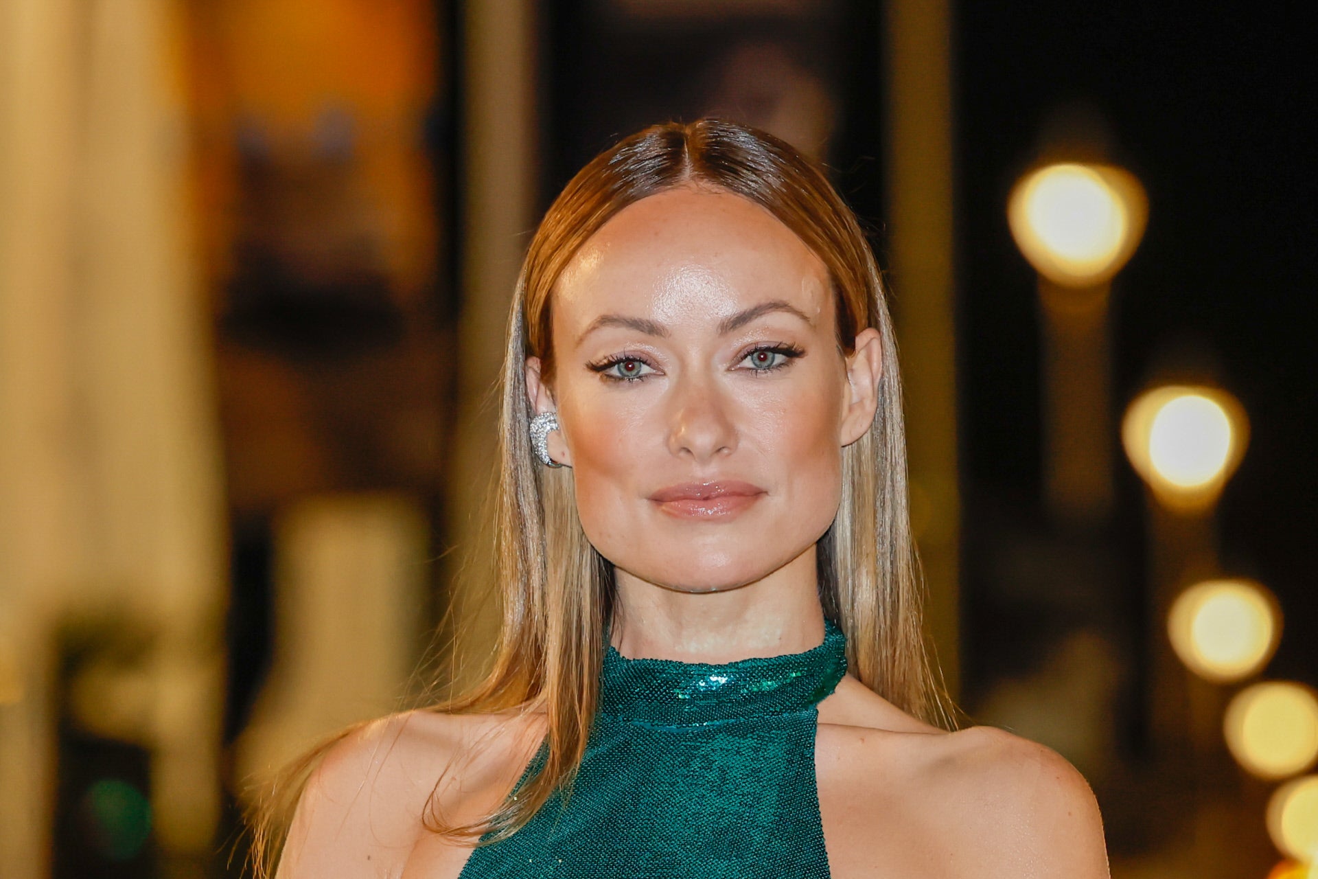Olivia Wilde con maquillaje rejuvenecedor en el Festival de San Sebastián.