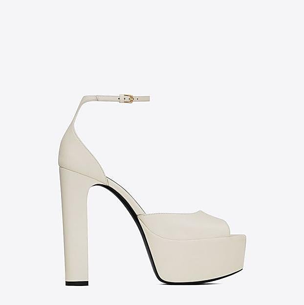 Sandalias de tacón plataforma Jodie de Saint Laurent.