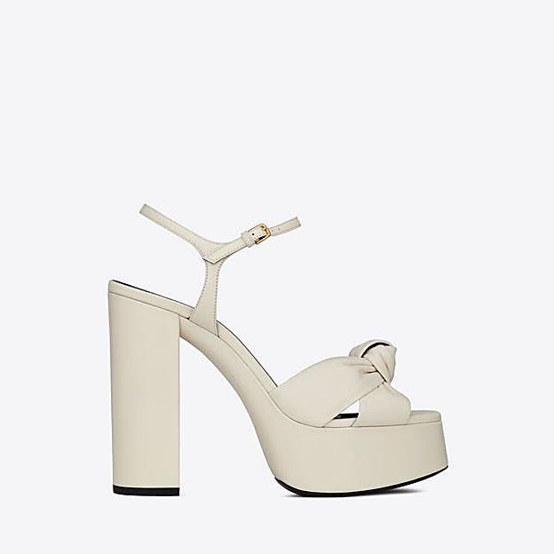 Sandalias de tacón Bianca de Saint Laurent.