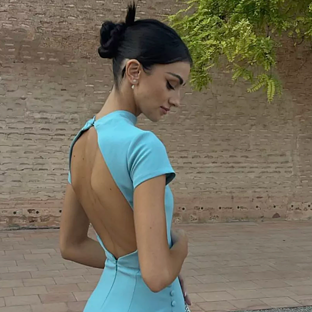 Imagen principal - Meri Lozano, Carmen Arrufat y la supermodelo Natasha Poly.