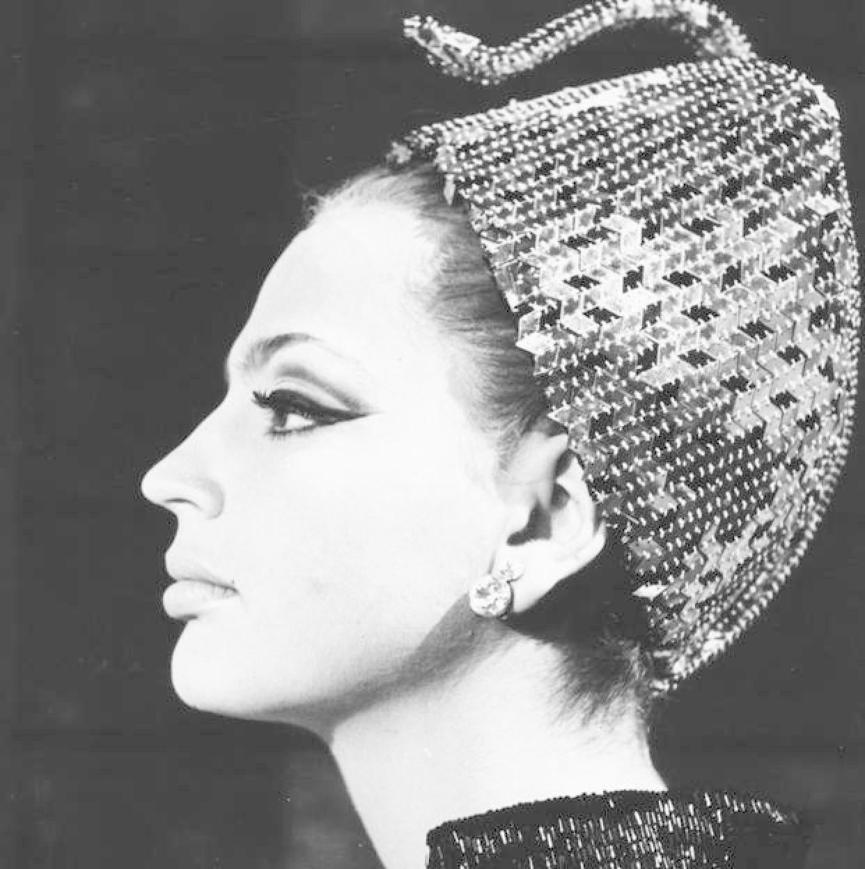 Retrato de la actriz, artista y princesa Ira Von Furstenberg 