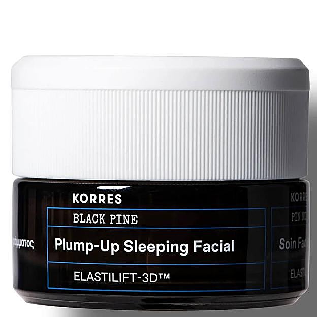 Black Pine Plump-Up Sleeping Facial de KORRES